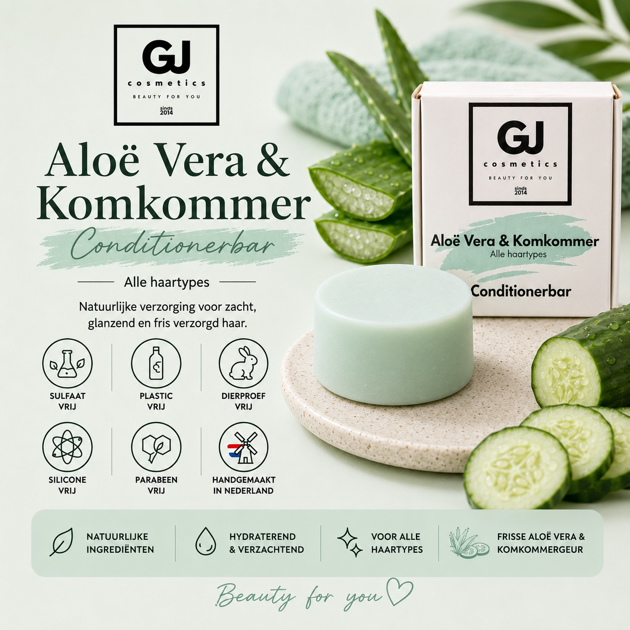 Conditionerbar Aloë Vera & Komkommer