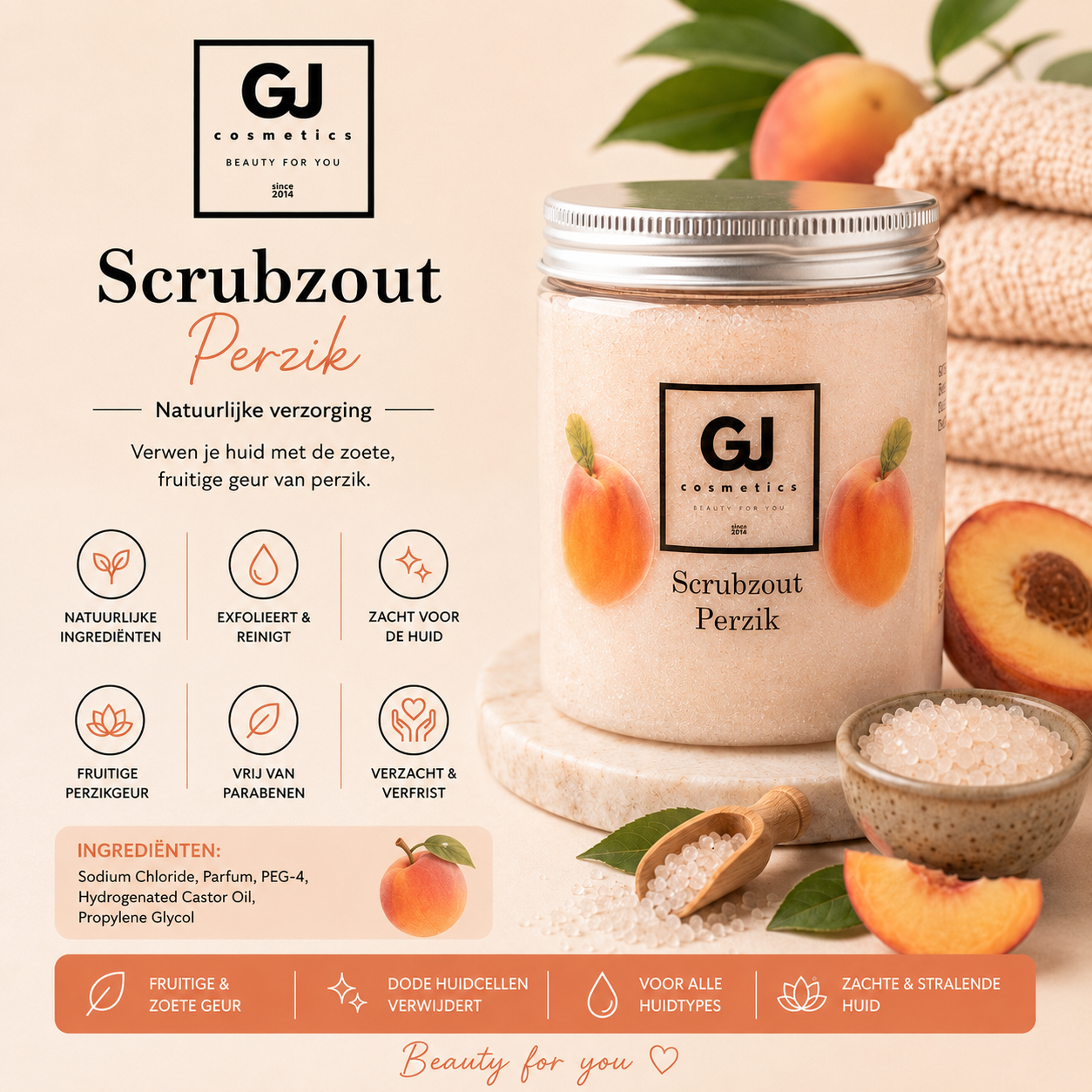 Scrubzout Perzik