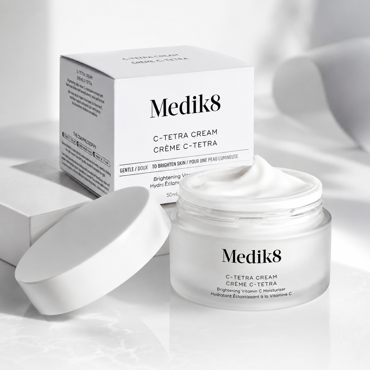 Medik8 Dagcrème | C-Tetra® Cream – 3% Vitamine C – Hydraterende & Verhelderende Dagcrème – 50ml
