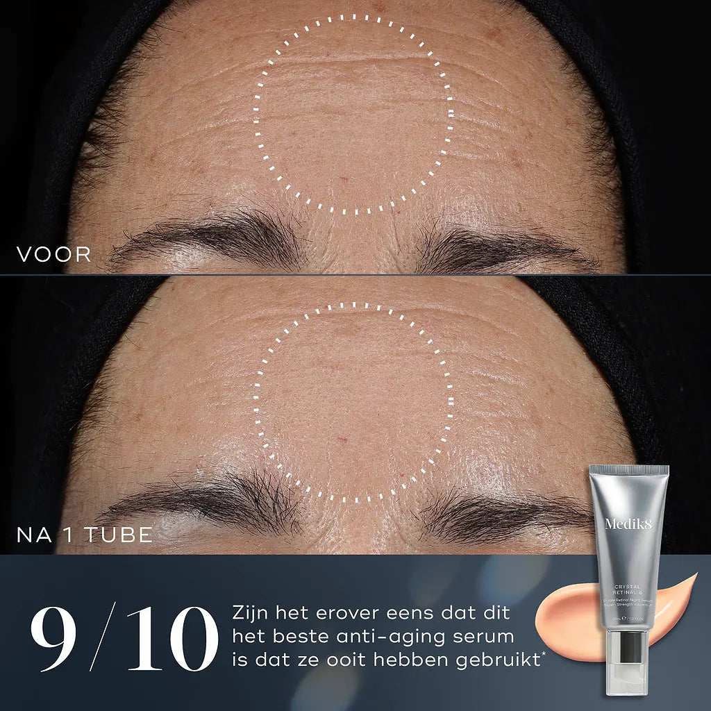 Medik8 Serum | Crystal Retinal 6® 30ml – 0,06% Retinal Anti-Aging Nachtserum voor Regelmatige Vitamine A-Gebruikers