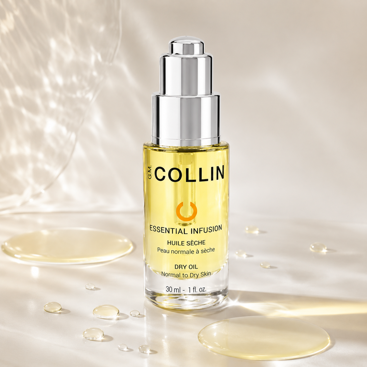 G.M. Collin Serum | Essential Infusion Dry Oil 30ml – Voedende Droge Olie met Fytolipiden voor Zeer Droge Huid