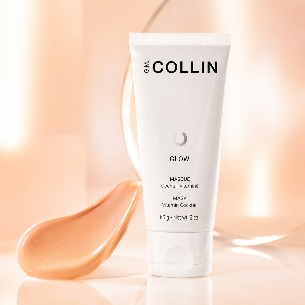 G.M. Collin Masker | Glow Mask – Vitamine Gezichtsmasker met Camu Camu, Niacinamide & Vitamine E | Voor een Stralende en Gevoede Huid