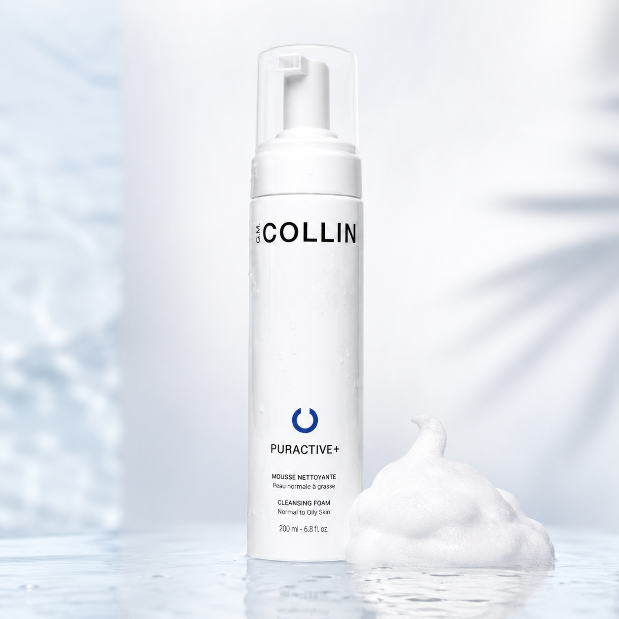 G.M. Collin Reiniging | Puractive+ Cleansing Foam 200ml – Zuiverend Reinigingsschuim met Salicylzuur & Niacinamide voor Onzuivere Huid