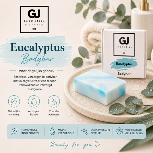 Bodybar Eucalyptus – Verfrissende & Hydraterende Natuurlijke Zeep