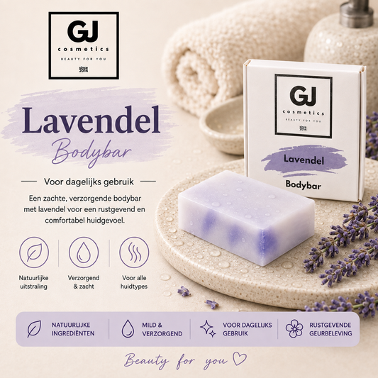 Bodybar Lavendel – Kalmerende & Hydraterende Natuurlijke Zeep