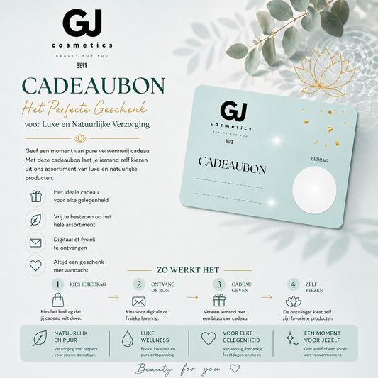 Cadeaubon – Het Perfecte Geschenk voor Luxe en Natuurlijke Verzorging