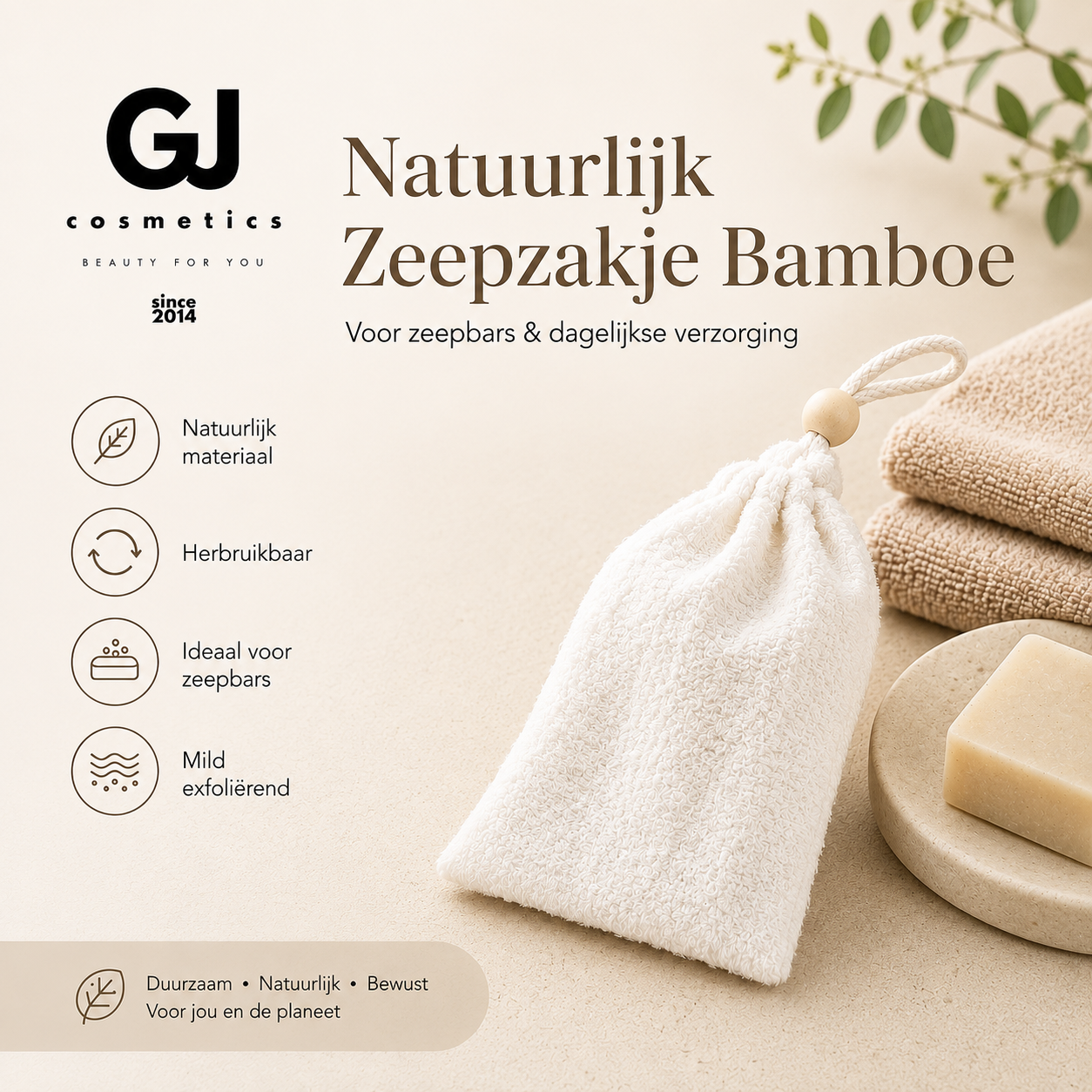 Natuurlijk Zeepzakje Bamboe