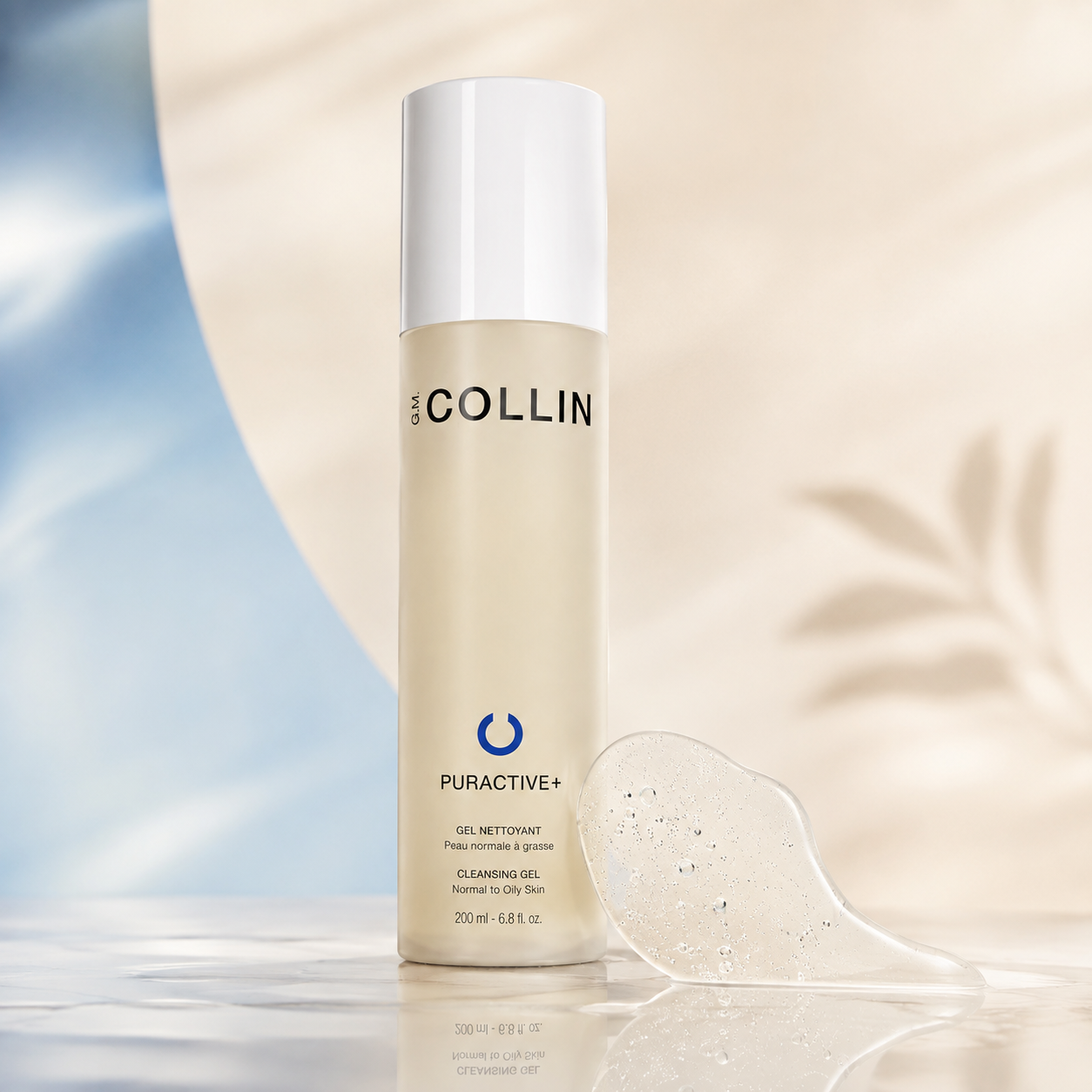 G.M. Collin Reiniging | Puractive+ Cleansing Gel 200ml – Zuiverende Reinigingsgel voor Talg, Make-up & Vergrote Poriën