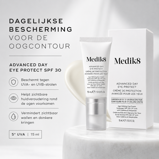 Medik8 Zonbescherming | Advanced Day Eye Protect SPF30 - 15ml - Oogcrème met 5★ UVA Bescherming