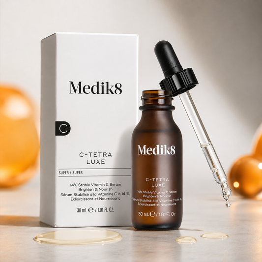 Medik8 Serum | C-Tetra Luxe 30ml – 14% Vitamine C Serum met Squalaan, Rode Ginseng & Vitamine E voor Intense Glow