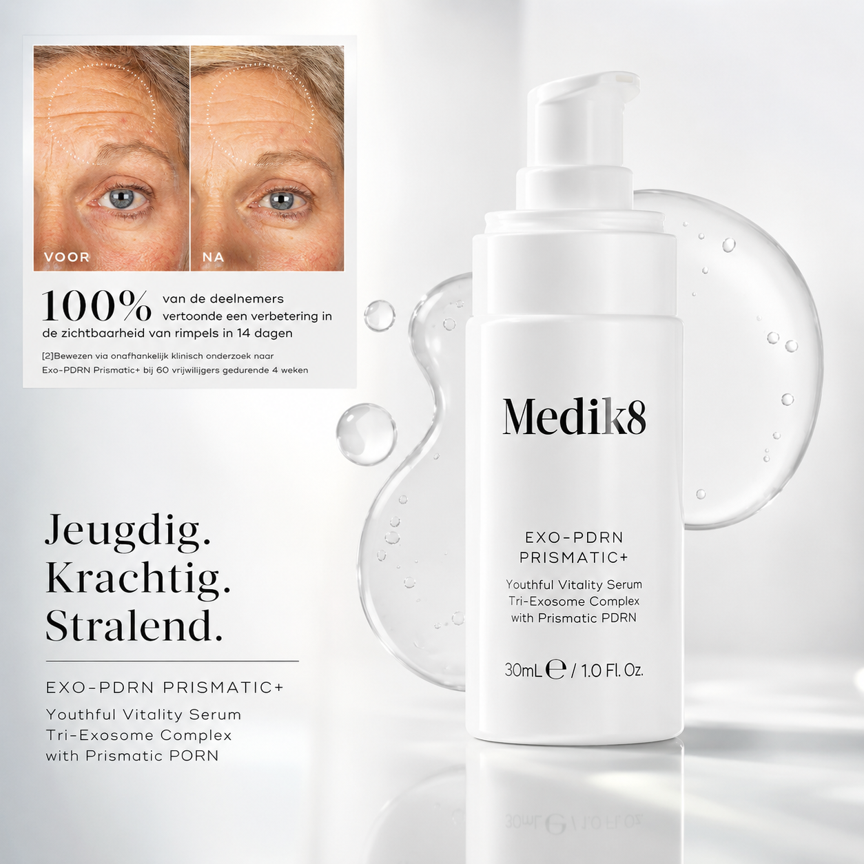 Medik8 Serum | Exo-PDRN Prismatic+ – Verjongend Serum met Vegan PDRN, Drievoudig Exosoomcomplex & GF MiniProtein™