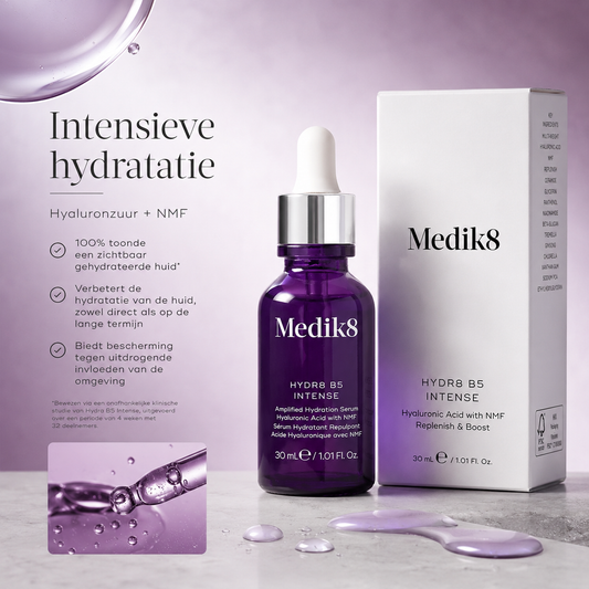 Medik8 Serum | Hydr8 B5™ Intense 30ml – Intensief Hyaluronzuur Serum met Vitamine B5 & NMF voor Droge en Vochtarme Huid
