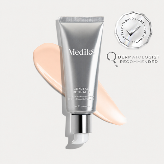 Medik8 Serum | Crystal Retinal 3® 30ml – 0,03% Retinal Anti-Aging Nachtserum voor Nieuwe Vitamine A-Gebruikers