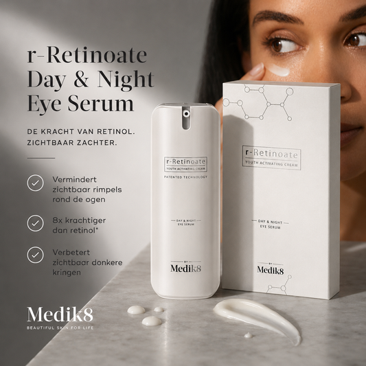 Medik8 Serum | r-Retinoate® Day & Night 50ml – Vitamine A & C Serum met Hyaluronzuur tegen Rimpels, Doffe Huid & Ongelijke Teint