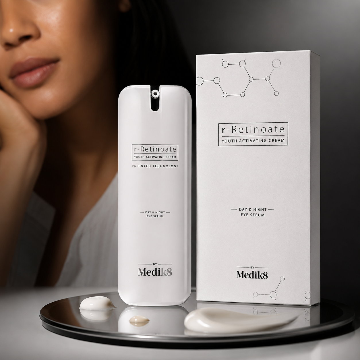 Medik8 Oogverzorging | r-Retinoate® Day & Night Eye Serum 15ml – Vitamine A Oogserum tegen Rimpels, Donkere Kringen & Wallen